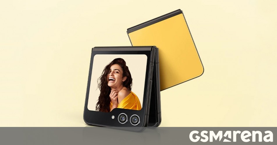 Samsung Galaxy Z Flip5 em quatro cores exclusivas online finalmente chega à Índia