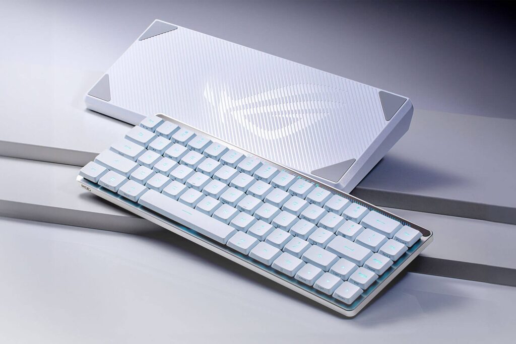 Este novo teclado ASUS possui interruptores discretos e uma barra de toque