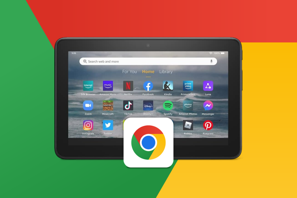 Como instalo o Google Chrome no meu Amazon Fire Tablet?