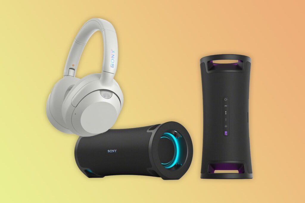Os novos alto-falantes e fones de ouvido ULT da Sony aumentam os graves
