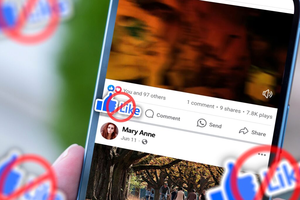 A mídia social é melhor quando esconde suas curtidas