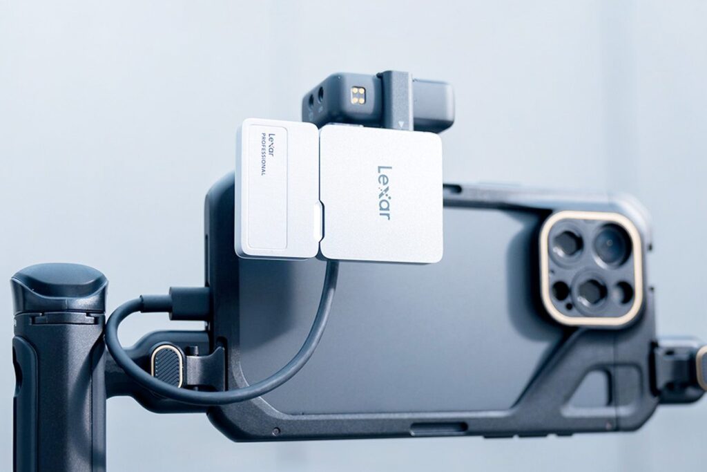 O novo SSD portátil da Lexar é para a câmera do seu iPhone