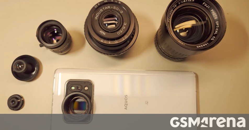 Colocar uma lente de câmera real em um celular com câmera e sensor de 1 polegada é uma modificação fascinante