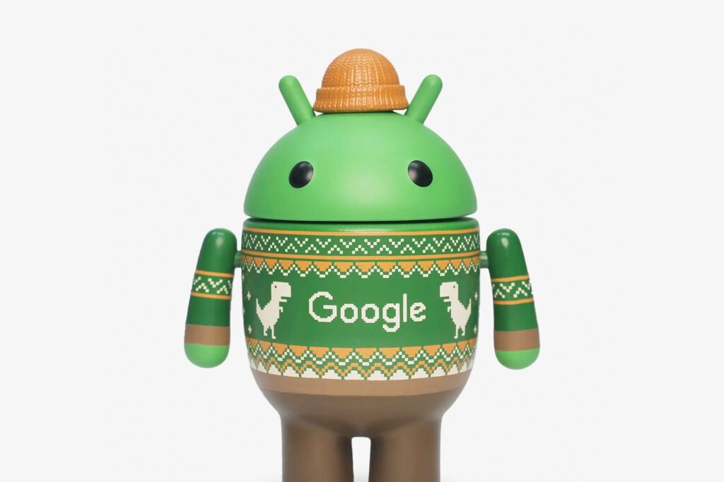 A nova estatueta Android do Google está pronta para as férias