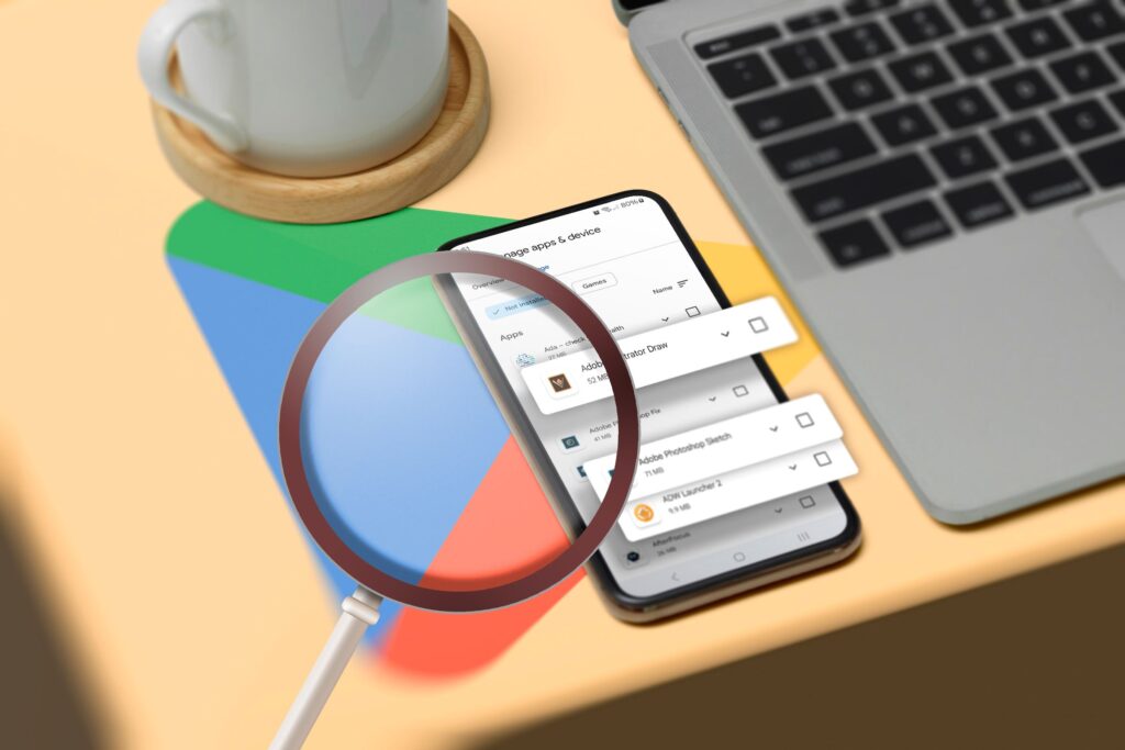 Como encontrar e baixar novamente aplicativos e jogos Android desinstalados