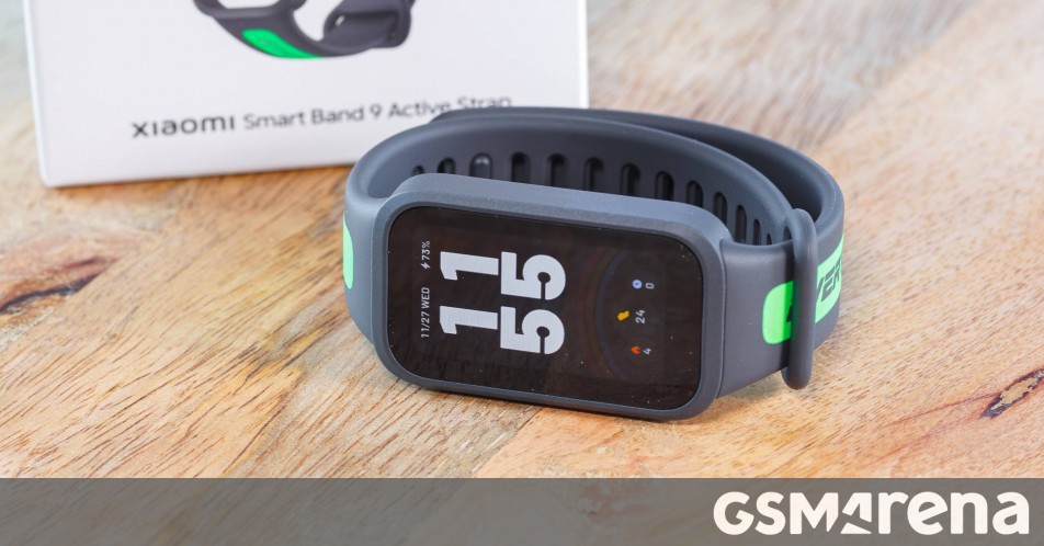 Xiaomi Smart Band 9 ativa para análise
