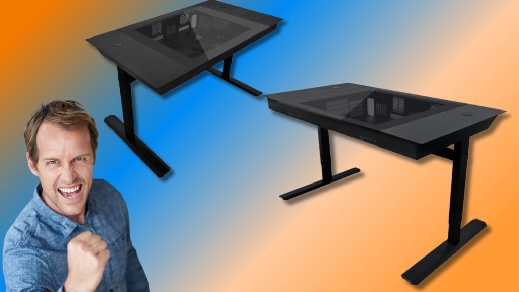 Construir um PC em uma mesa é impraticável, mas eu não me importo
