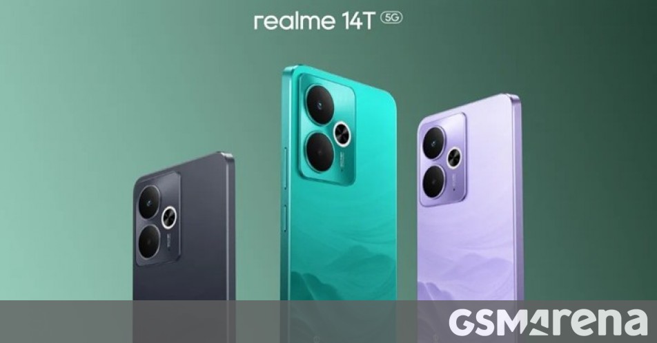 As principais especificações do Realme 14T, a faixa de preço, a data de lançamento e as cores reveladas