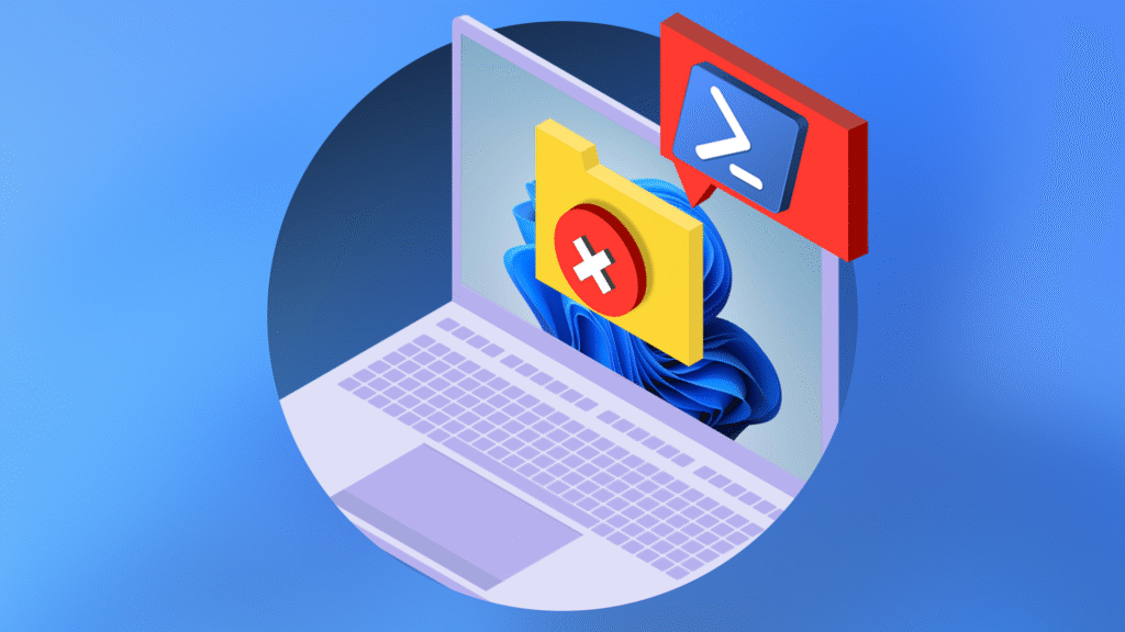 A Microsoft quer que você execute um script do PowerShell se você excluiu esta pasta no Windows
