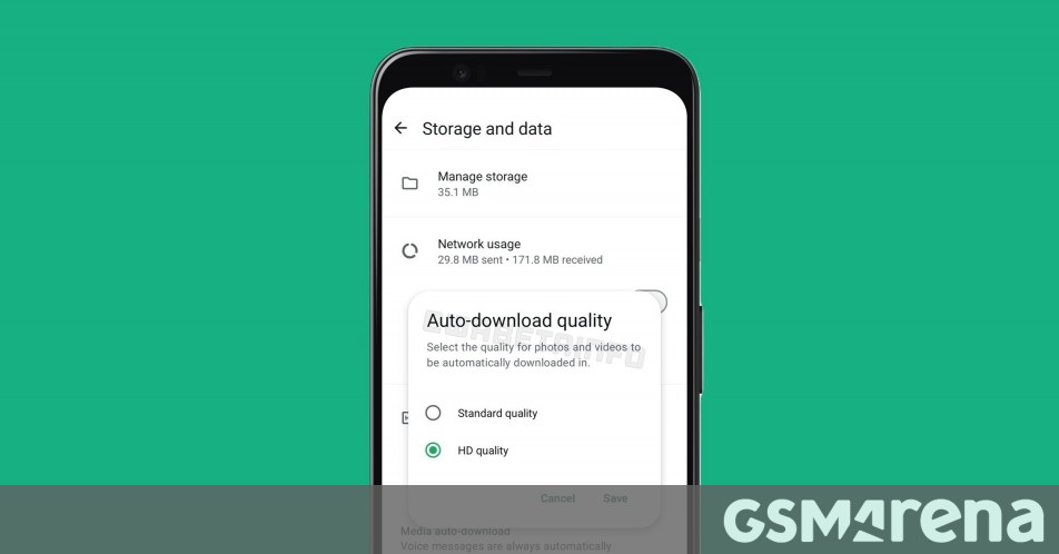 O recurso de qualidade de download automático do WhatsApp está agora disponível para usuários beta no Android