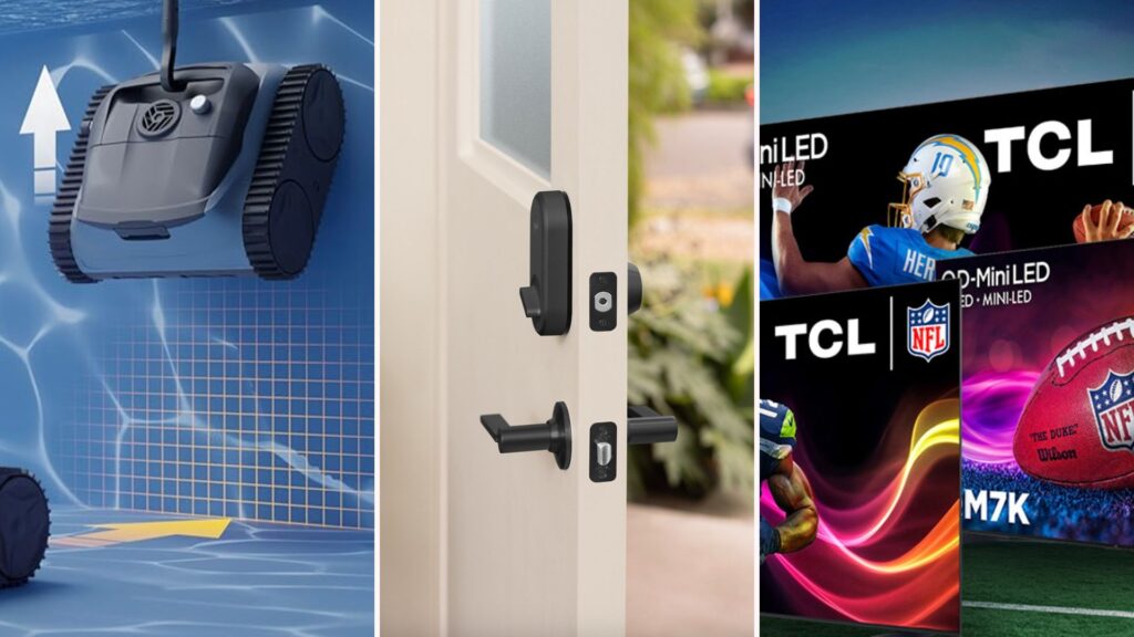TV TCL, limpador de robôs, fechaduras inteligentes e muito mais!