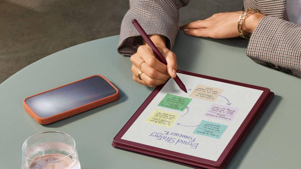 O escriba Kindle finalmente terá uma versão colorida