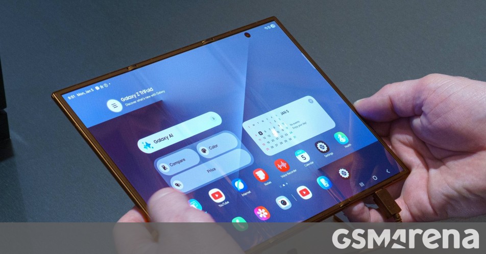 O Samsung Galaxy Z TriFold recebe um aumento de bateria de 71% com o mod de bateria Si/C da Honor