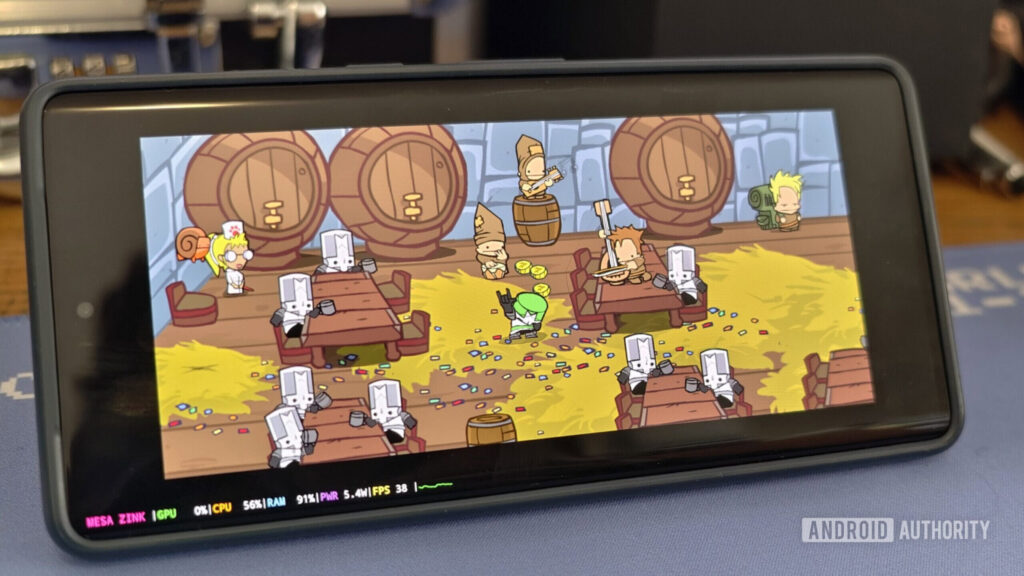 GameHub on Pixel phone Castle Crashers