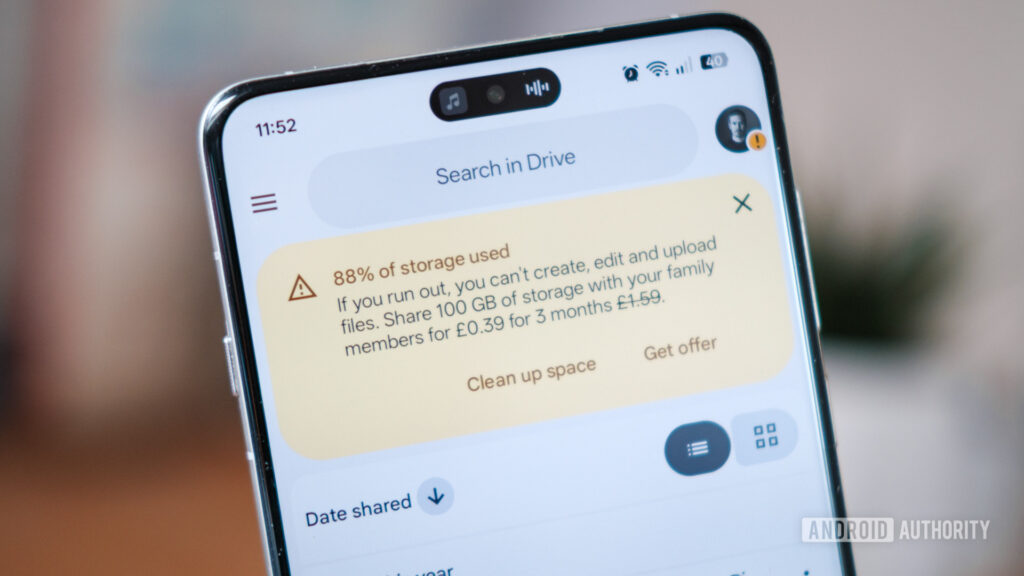 Google Drive Storage Limit