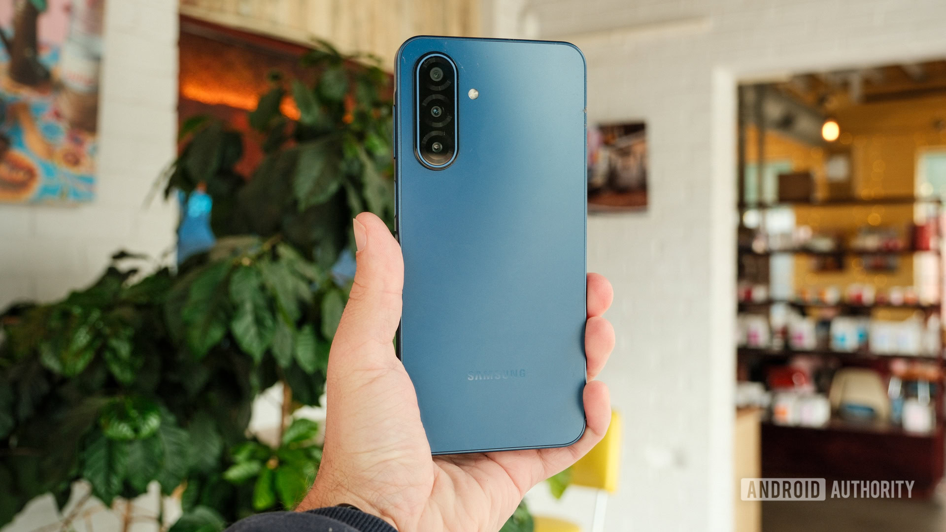 Samsung Galaxy A17 5G in hand